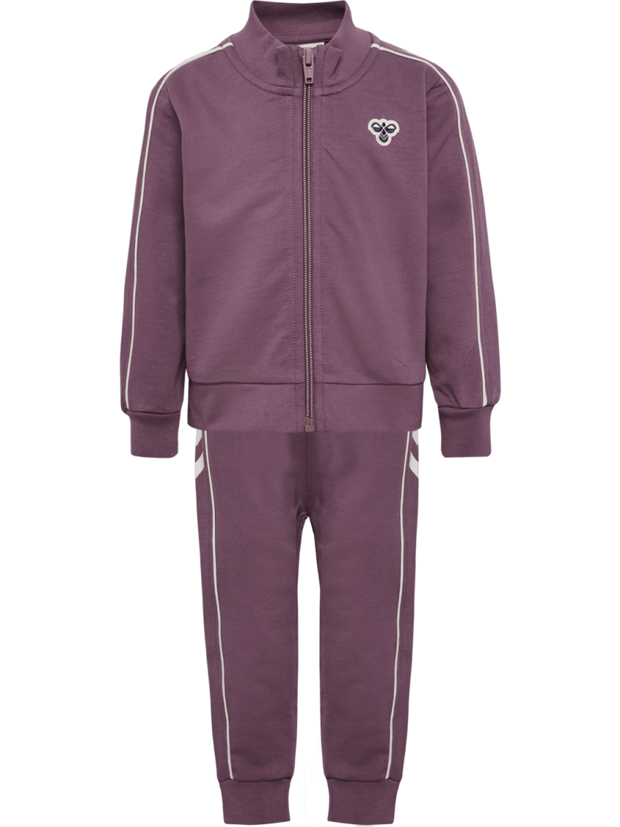 Hummel Mini Co Reg Joggesett – Black Plum | Torgunns Barneklær AS