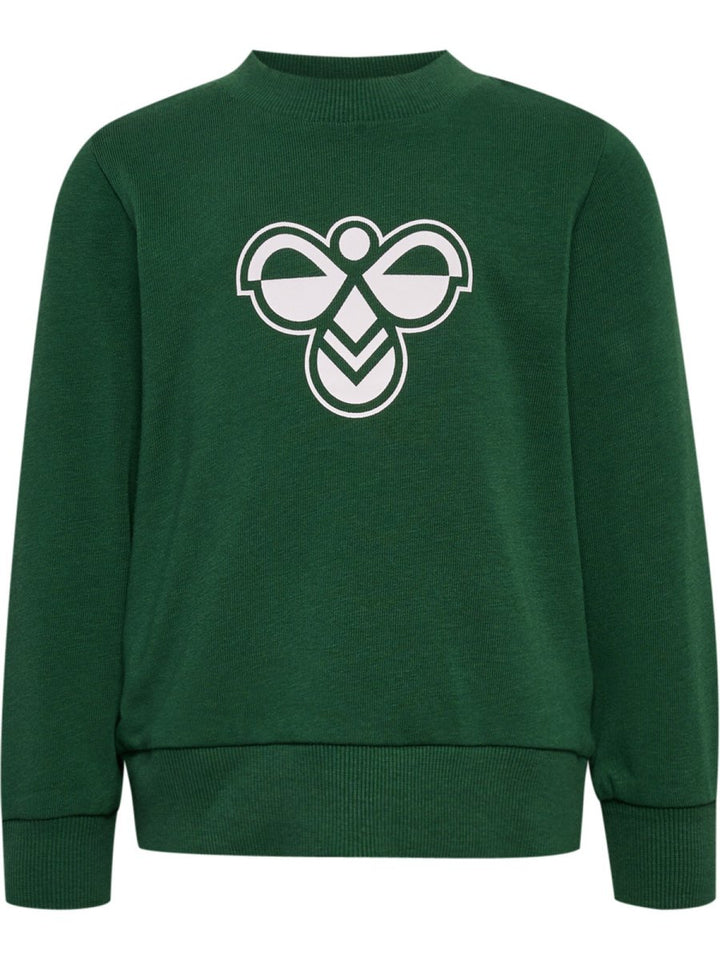hummel MINI JERSEY CREWSUIT BEE - DARK GREEN | Torgunns Barneklær AS