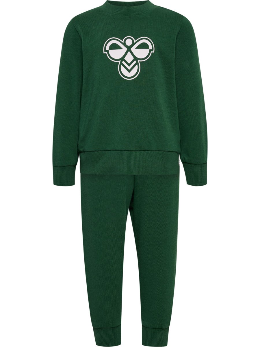 hummel MINI JERSEY CREWSUIT BEE - DARK GREEN | Torgunns Barneklær AS