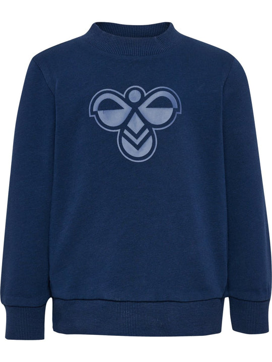 hummel MINI JERSEY CREWSUIT BEE - DRESS BLUES | Torgunns Barneklær AS