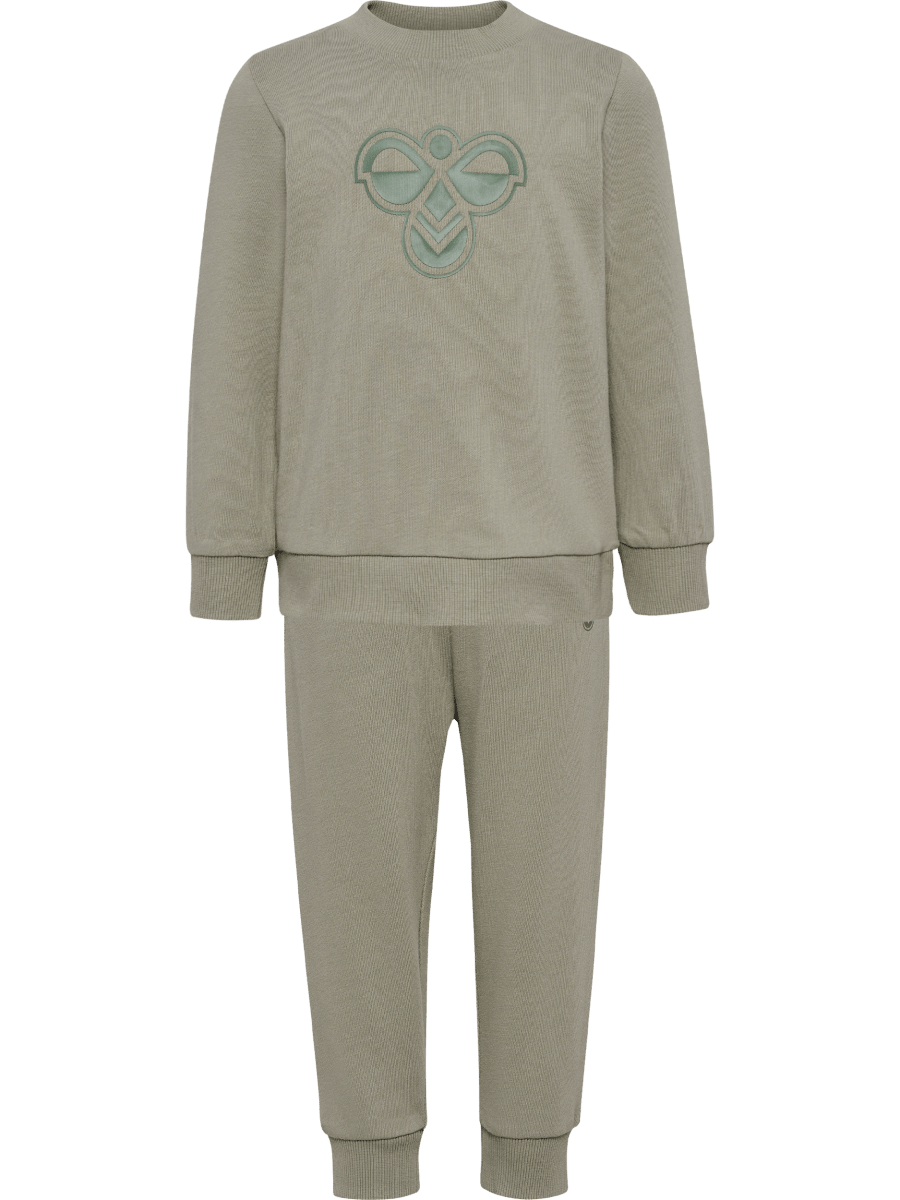 hummel MINI JERSEY CREWSUIT BEE - SHADOW | Torgunns Barneklær AS