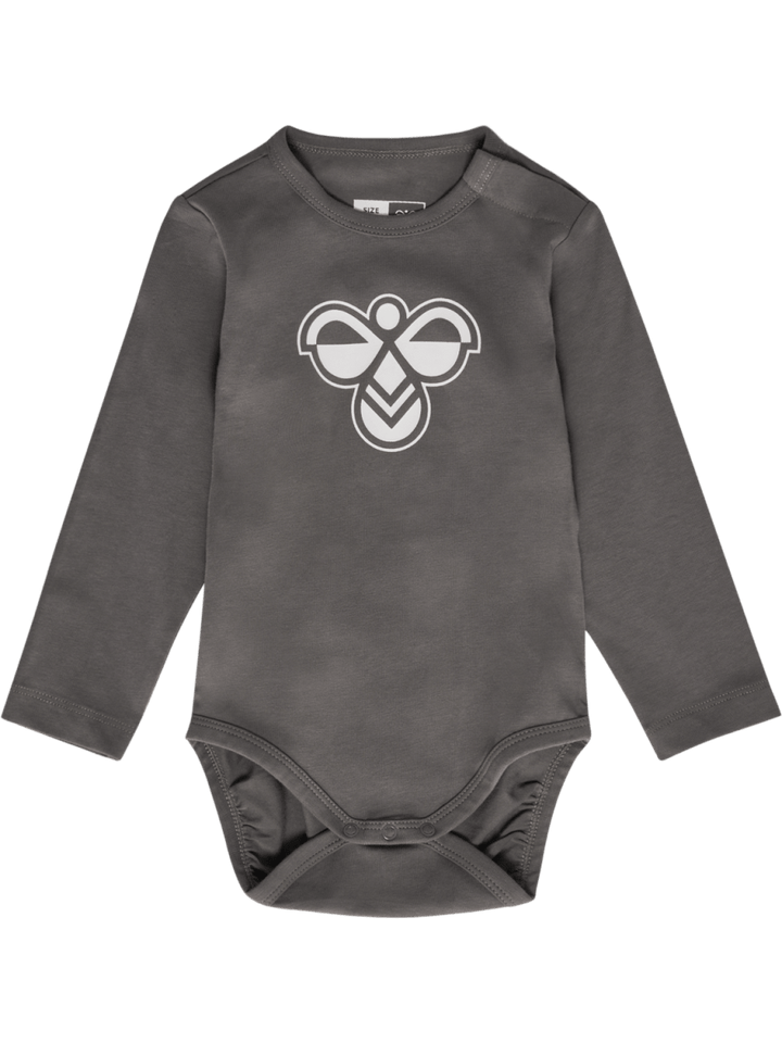 hummel Mini Logo Body – Dark Gull Gray | Torgunns Barneklær AS