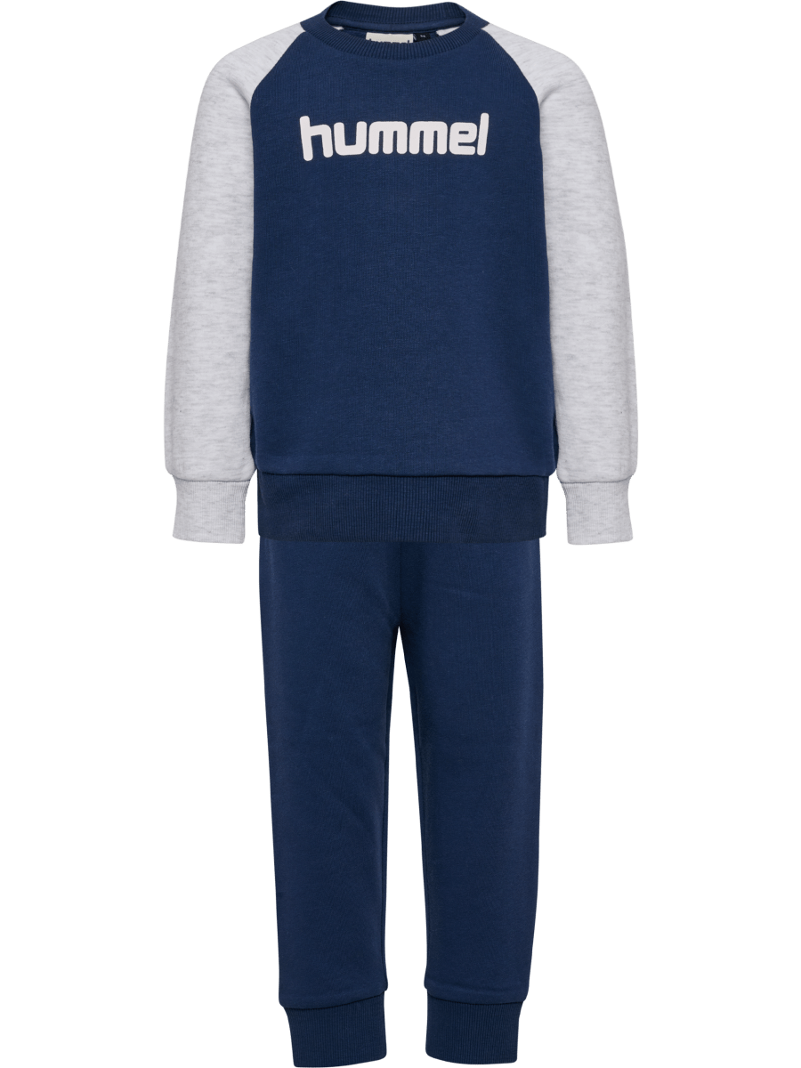 hummel MINI REG BASE SWEAT SET - Dress Blues | Torgunns Barneklær AS