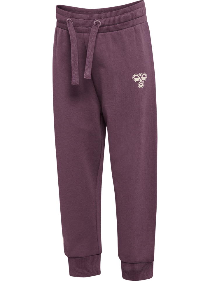 hummel MINI REG LOGO PANTS - Black Plum | Torgunns Barneklær AS