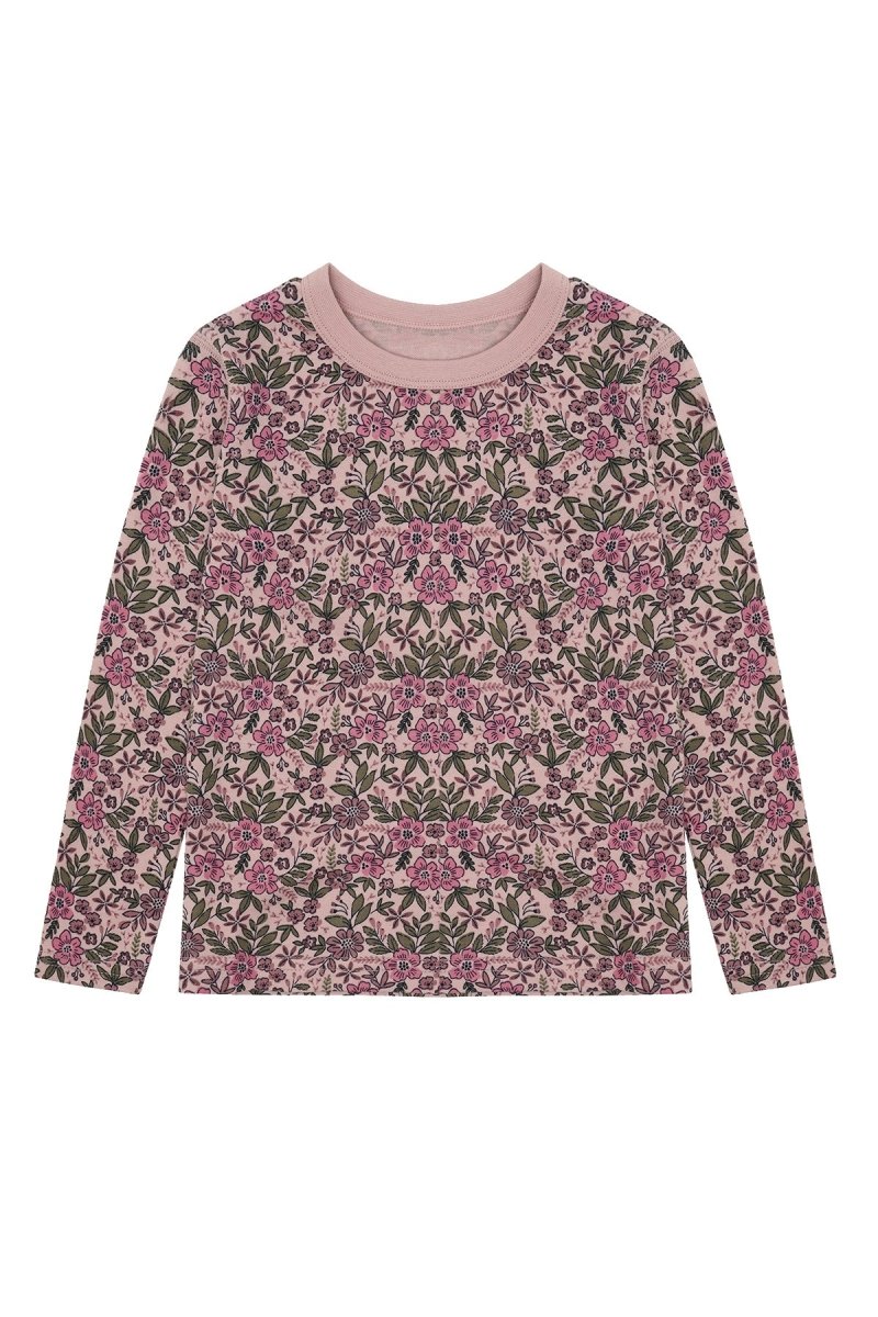 Hust &amp; Claire | Abba Flor Trøye Ull/Bambus – Adobe Rose | Torgunns Barneklær AS