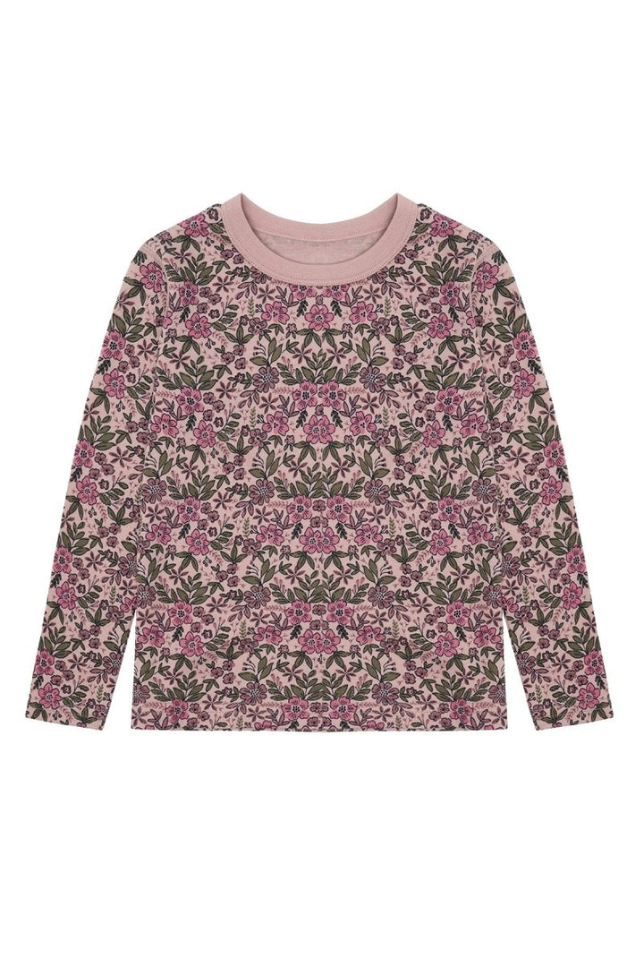 Hust &amp; Claire | Abba Flor Trøye Ull/Bambus – Adobe Rose | Torgunns Barneklær AS