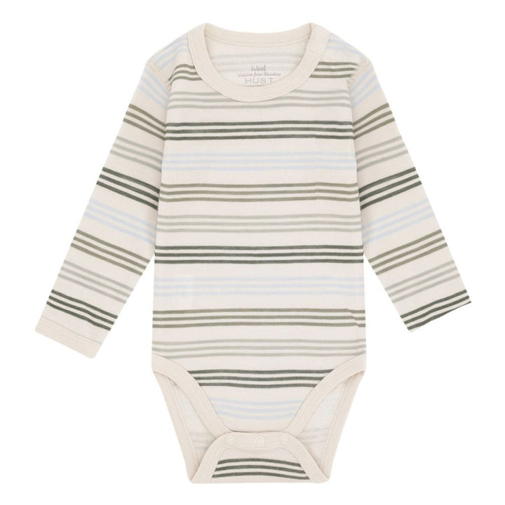 Hust &amp; Claire | Baloo 3 Stripes Body Ull/Bambus – French Oak | Torgunns Barneklær AS