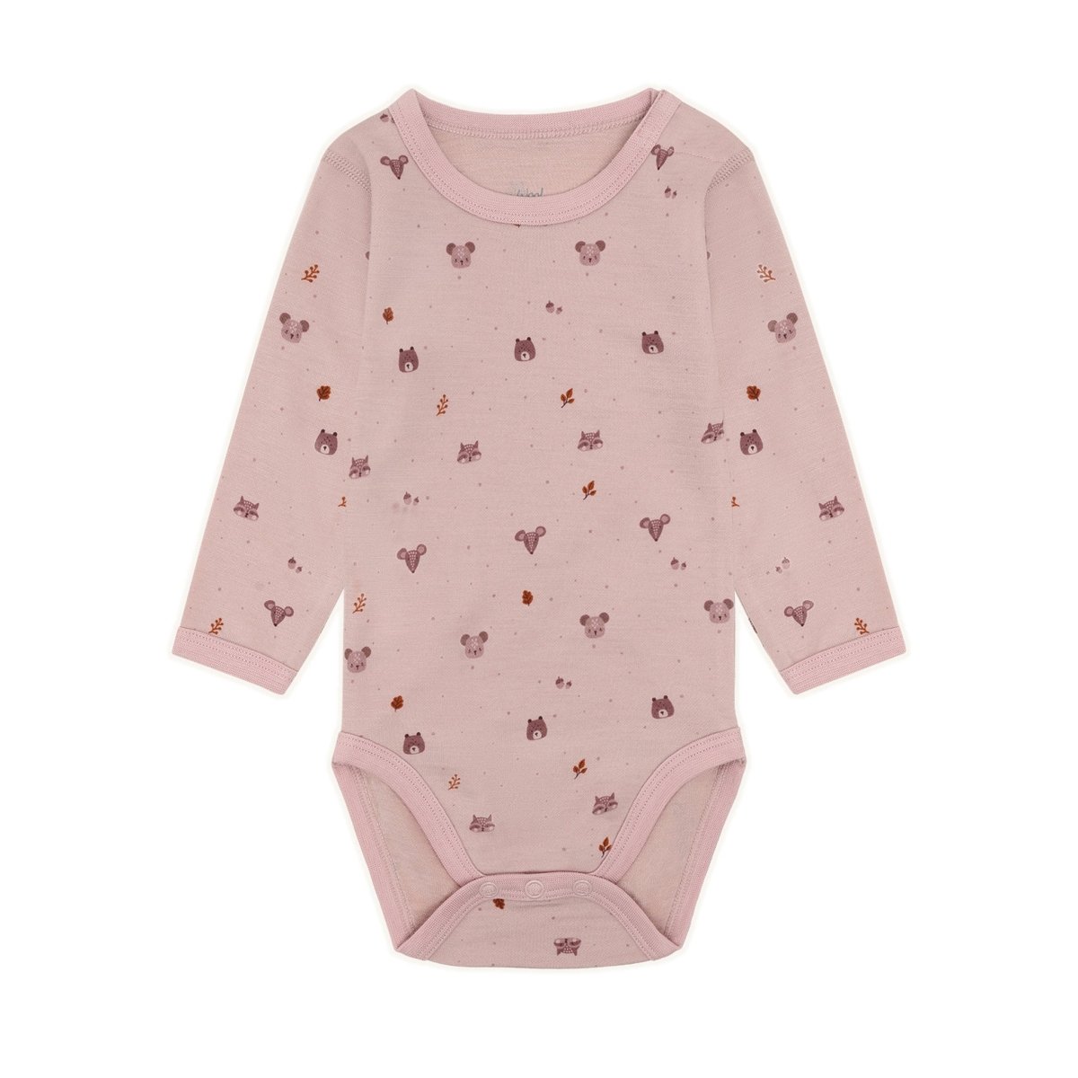 Hust & Claire | Baloo Forest Ull/Bambus Body – Dusty Rose | Torgunns Barneklær AS