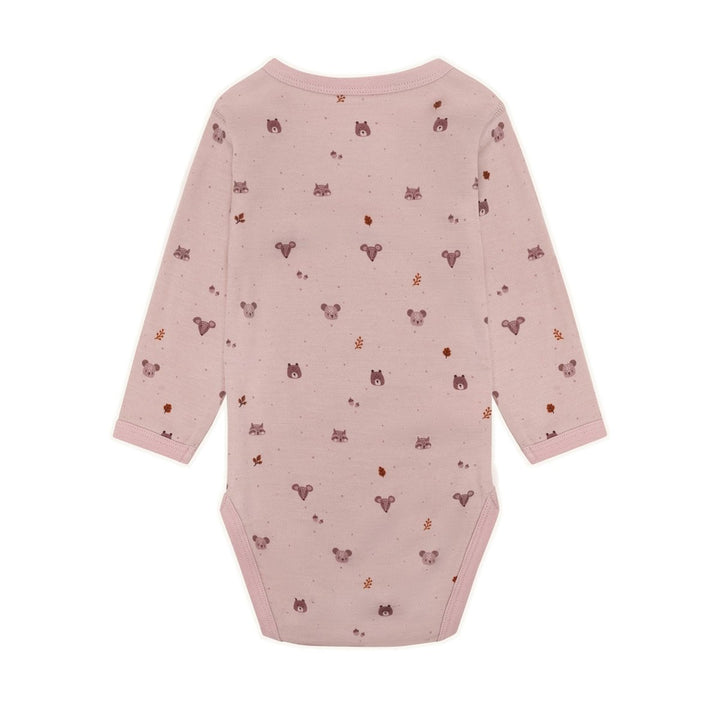 Hust &amp; Claire | Baloo Forest Ull/Bambus Body – Dusty Rose | Torgunns Barneklær AS