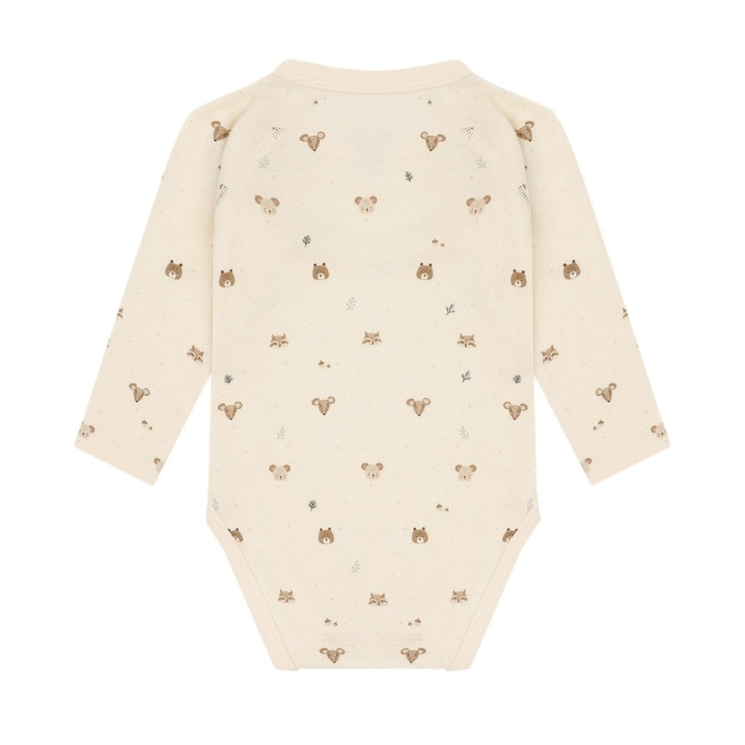 Hust &amp; Claire | Baloo Omslagsbody Ull/Bambus – Offwhite | Torgunns Barneklær AS