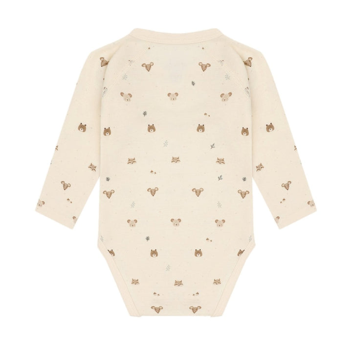 Hust &amp; Claire | Baloo Omslagsbody Ull/Bambus – Offwhite | Torgunns Barneklær AS