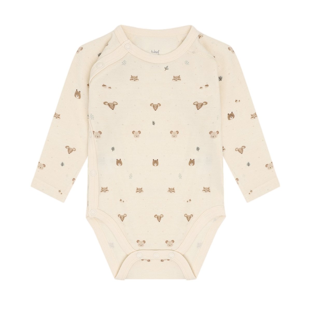 Hust & Claire | Baloo Omslagsbody Ull/Bambus – Offwhite | Torgunns Barneklær AS