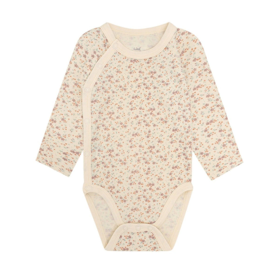 Hust &amp; Claire | Baloo Wrap Tiny Omslagsbody Ull/Bambus – Offwhite | Torgunns Barneklær AS