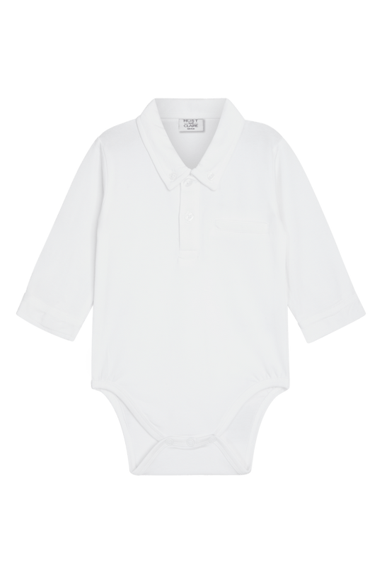 Hust & Claire BASIL Skjortebody - White | Torgunns Barneklær AS