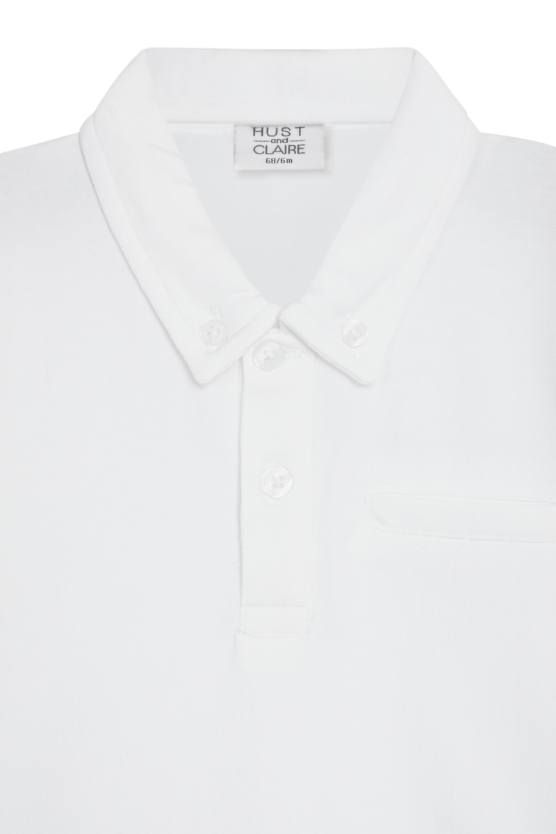 Hust & Claire BASIL Skjortebody - White | Torgunns Barneklær AS