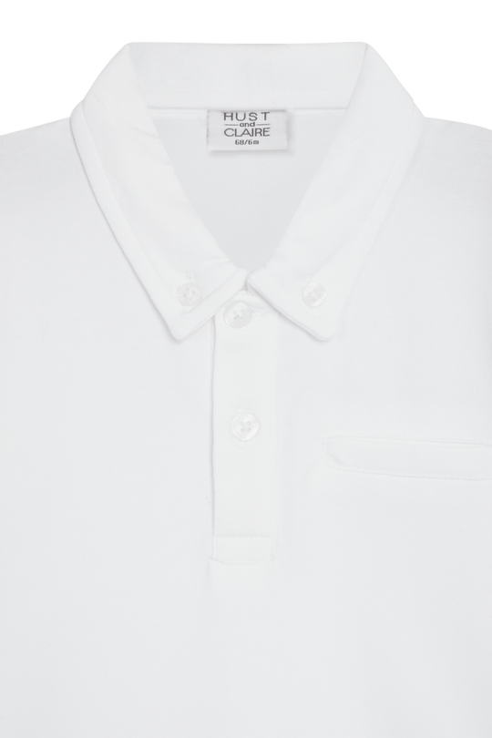 Hust & Claire BASIL Skjortebody - White | Torgunns Barneklær AS