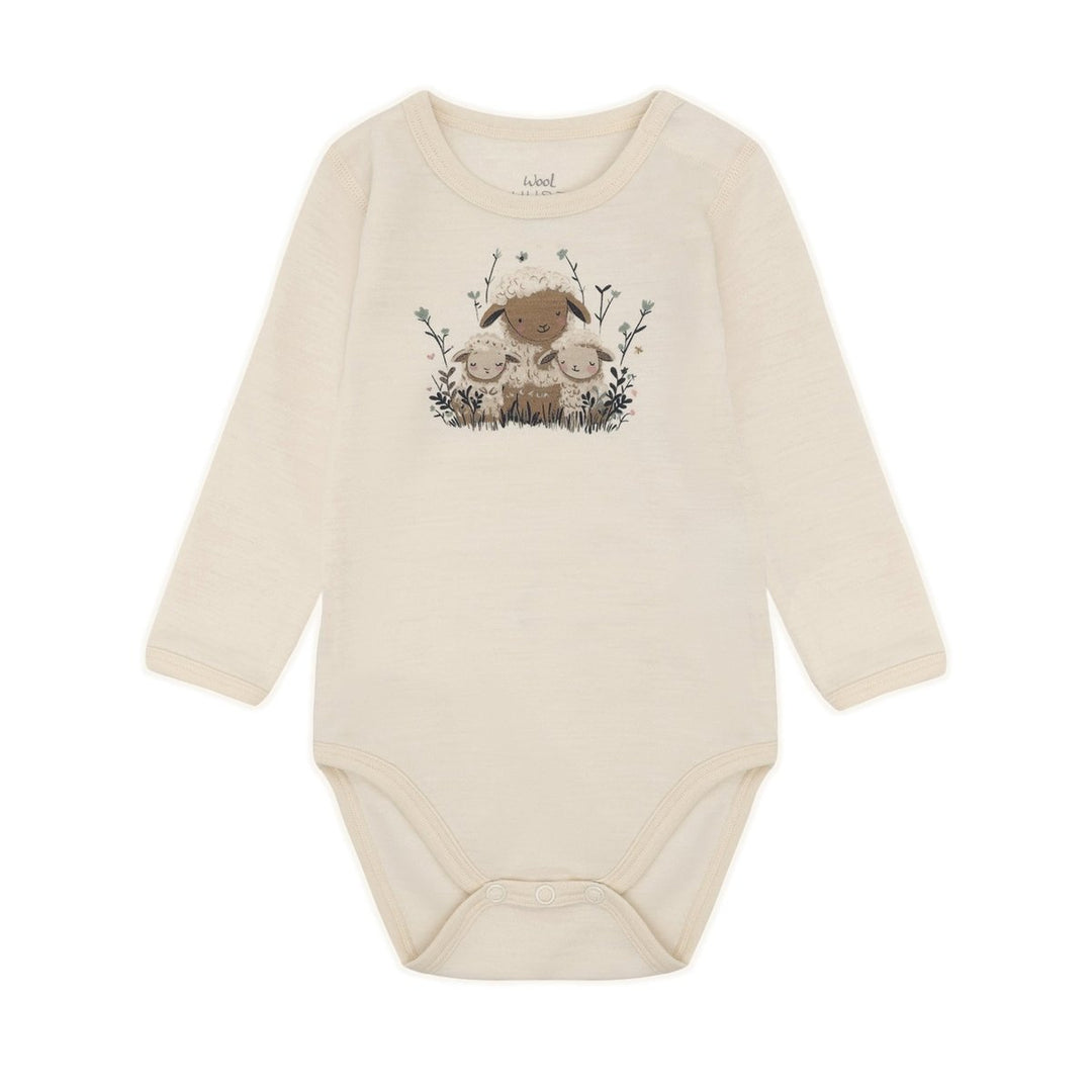 Hust &amp; Claire | Bo Sheep Ullbody - Offwhite | Torgunns Barneklær AS