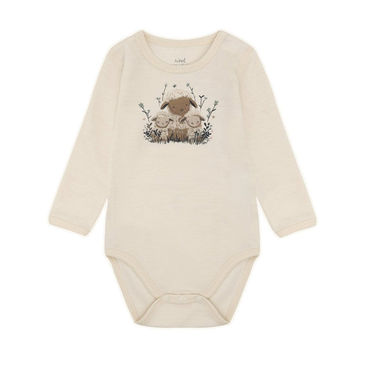 Hust &amp; Claire | Bo Sheep Ullbody - Offwhite | Torgunns Barneklær AS