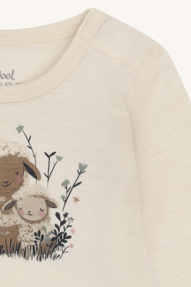 Hust &amp; Claire | Bo Sheep Ullbody - Offwhite | Torgunns Barneklær AS