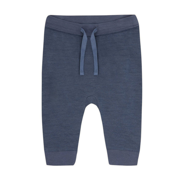 Hust &amp; Claire | Gaby Ull/Bambus Babybukse – Vintage Indigo | Torgunns Barneklær AS