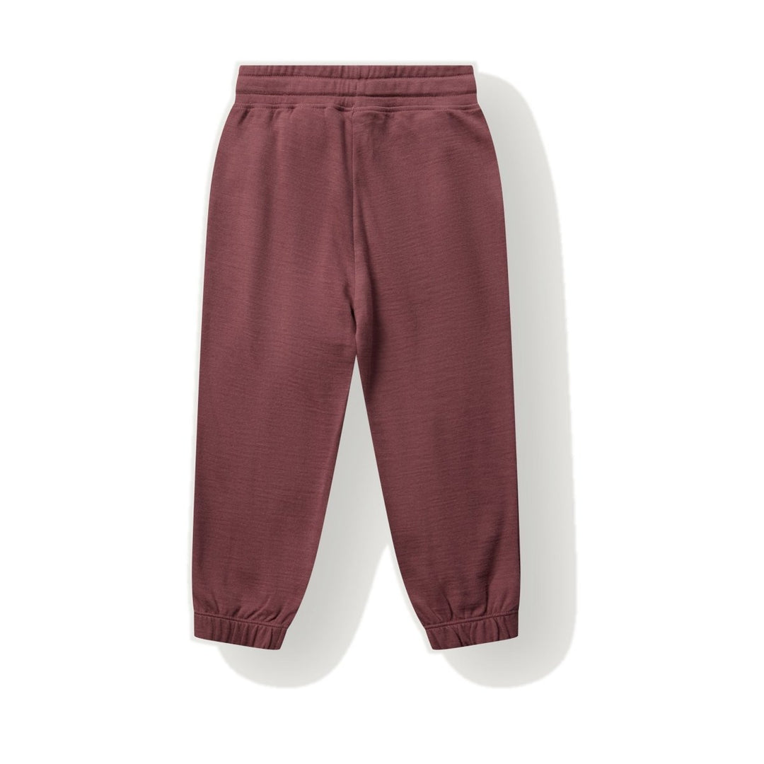 Hust &amp; Claire | Galon Ull/Bambus Joggebukse - Old Rose | Torgunns Barneklær AS