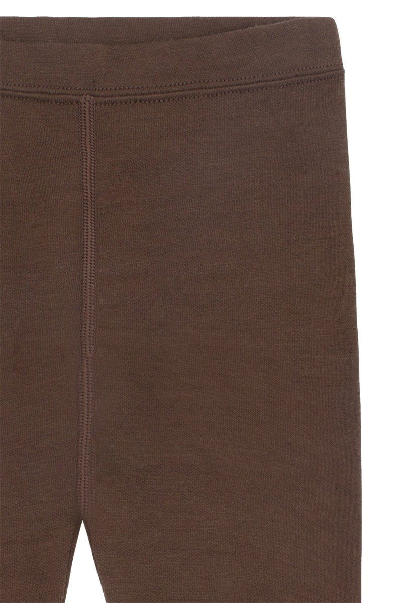 Hust & Claire | Laki Leggings Ull/Bambus – Brown Stone | Torgunns Barneklær AS