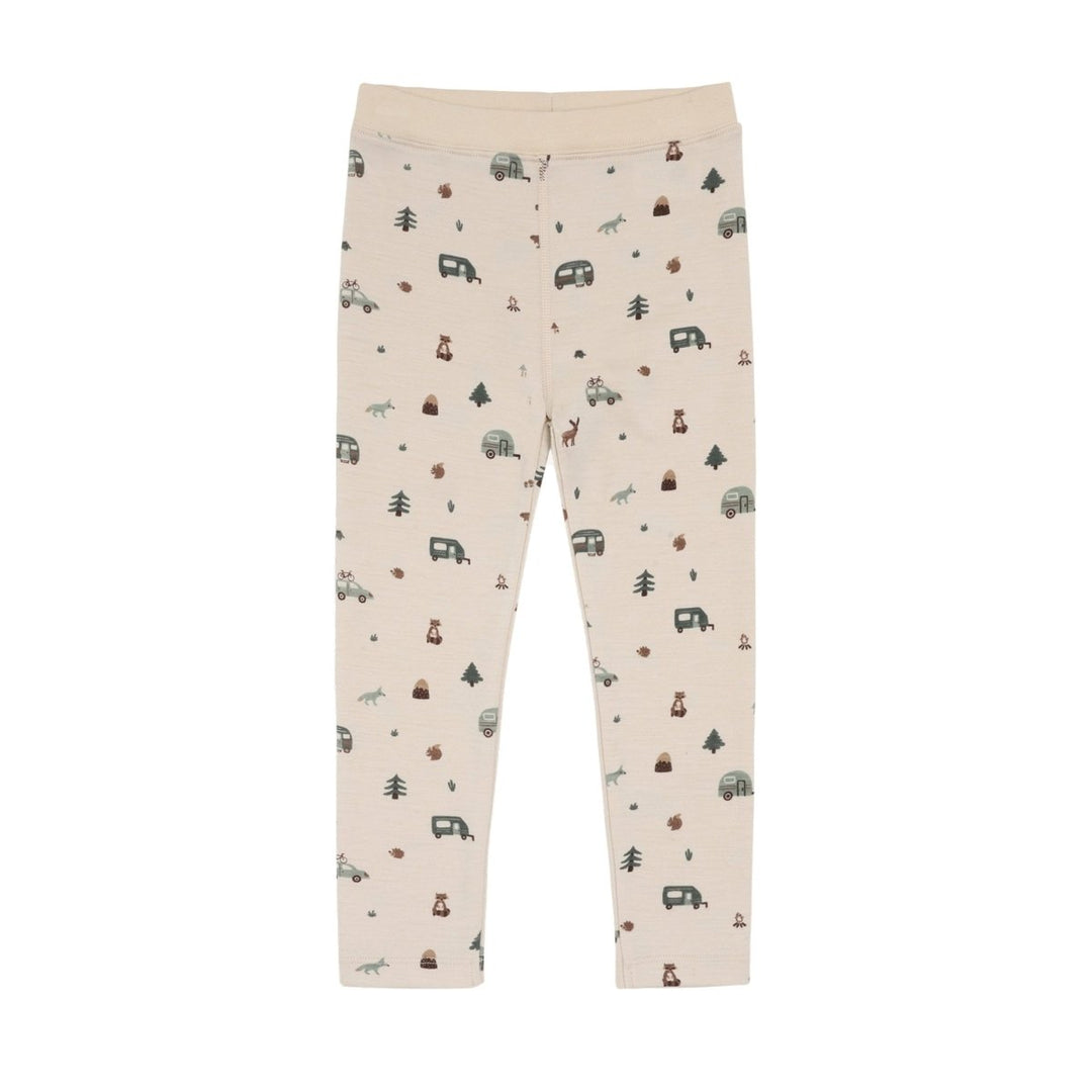 Hust &amp; Claire | Liro Camp Ull Leggings - French Oak | Torgunns Barneklær AS
