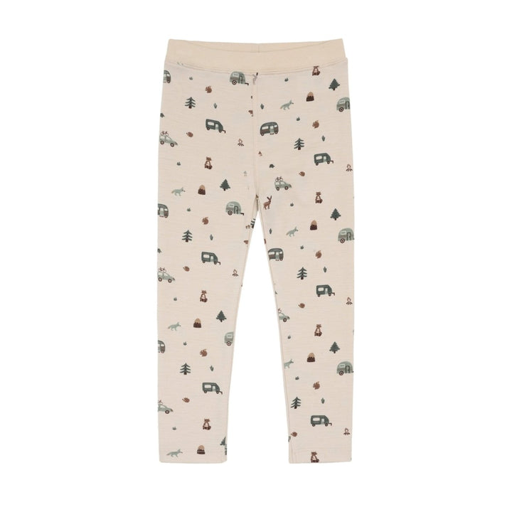 Hust &amp; Claire | Liro Camp Ull Leggings - French Oak | Torgunns Barneklær AS