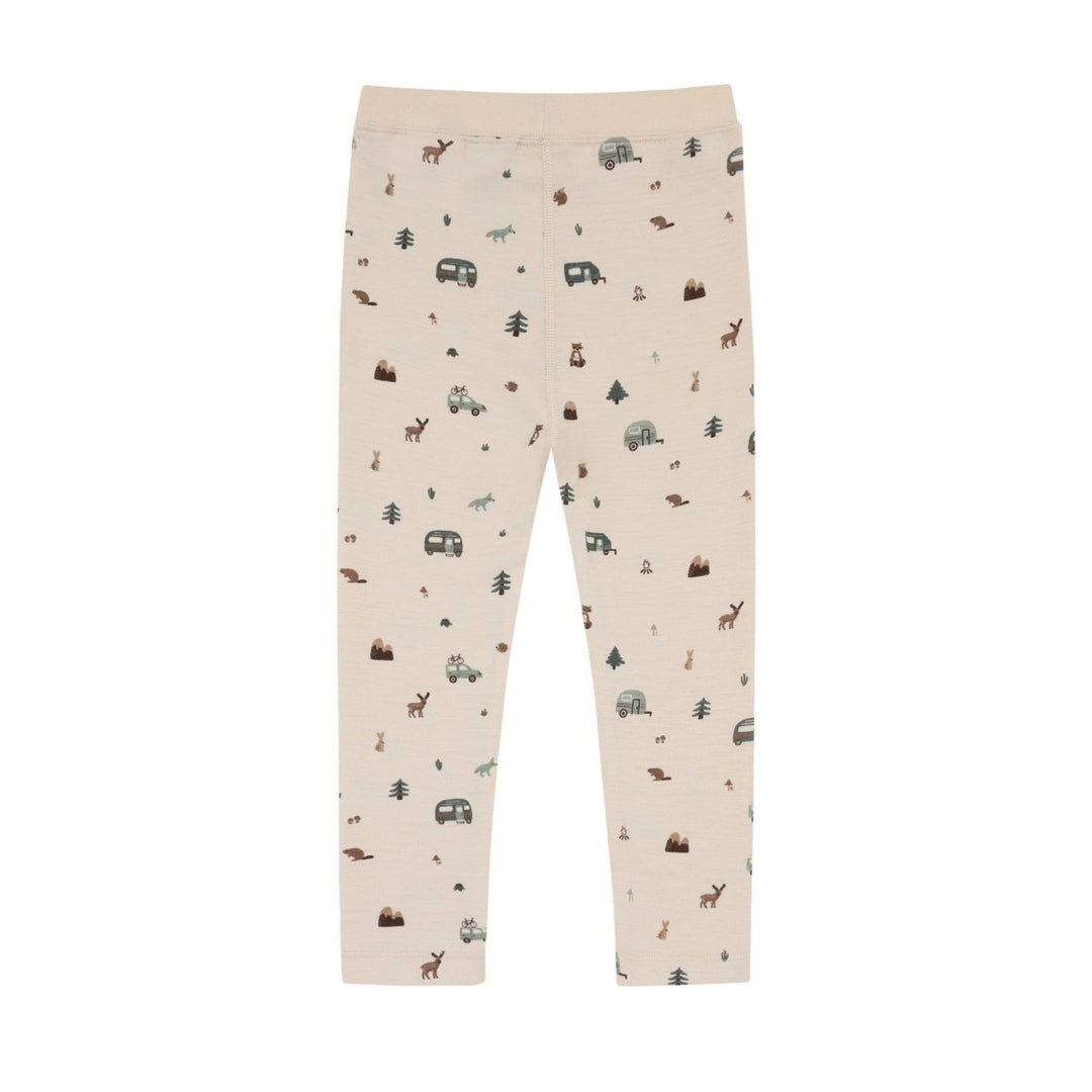 Hust &amp; Claire | Liro Camp Ull Leggings - French Oak | Torgunns Barneklær AS