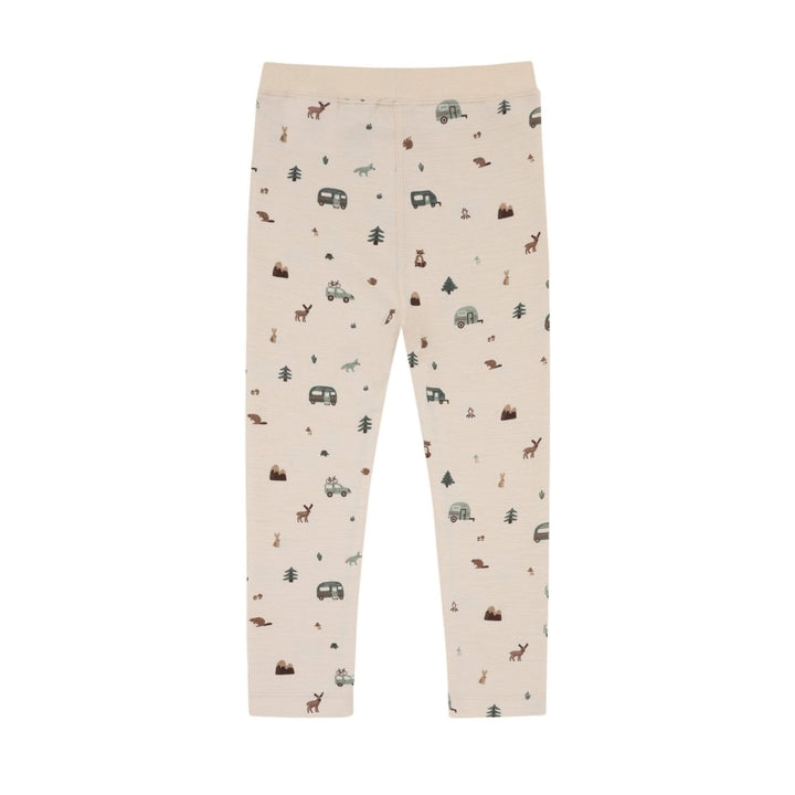Hust &amp; Claire | Liro Camp Ull Leggings - French Oak | Torgunns Barneklær AS