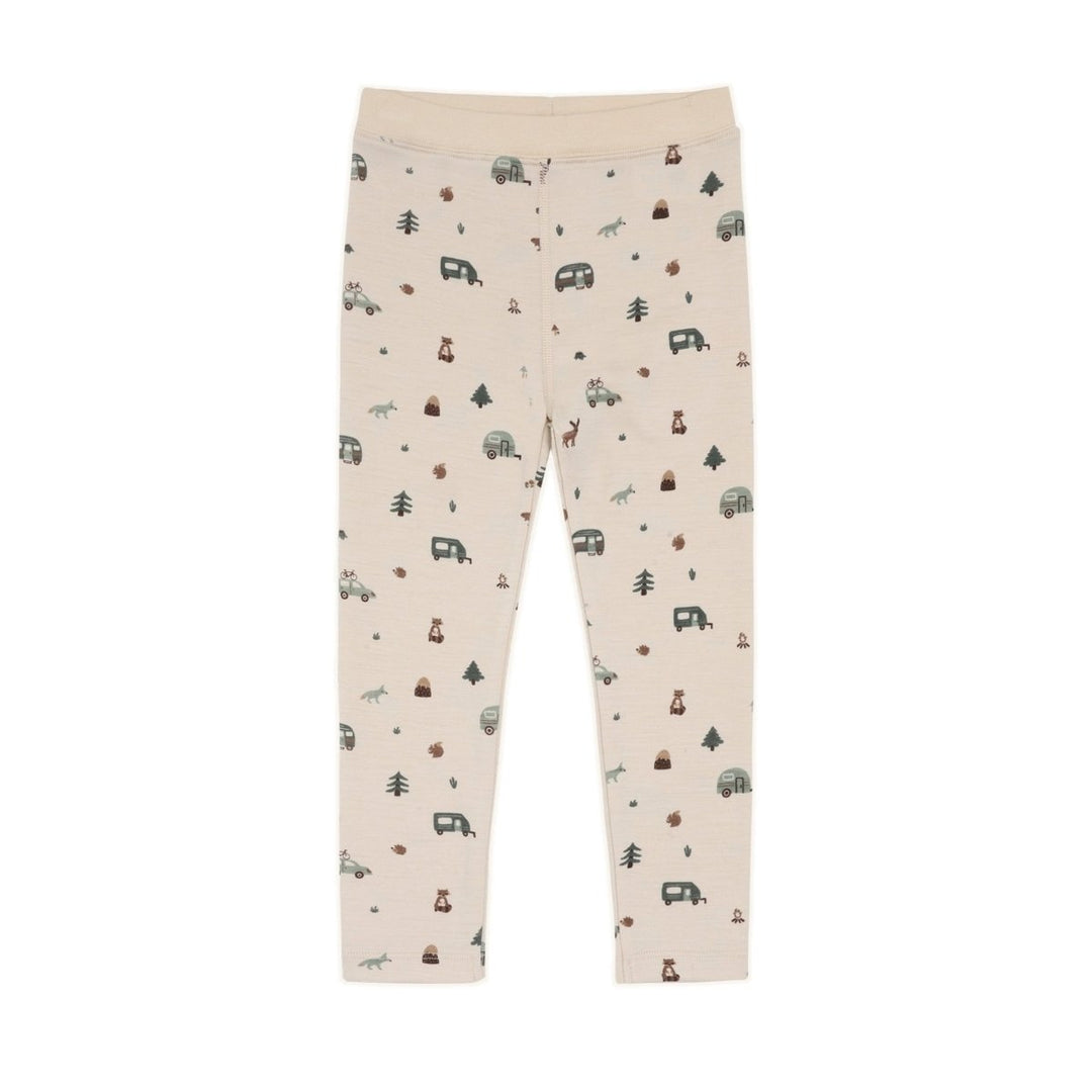 Hust &amp; Claire | Liro Camp Ull Leggings - French Oak | Torgunns Barneklær AS
