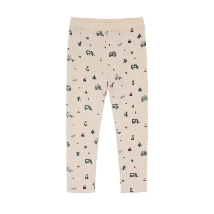 Hust &amp; Claire | Liro Camp Ull Leggings - French Oak | Torgunns Barneklær AS