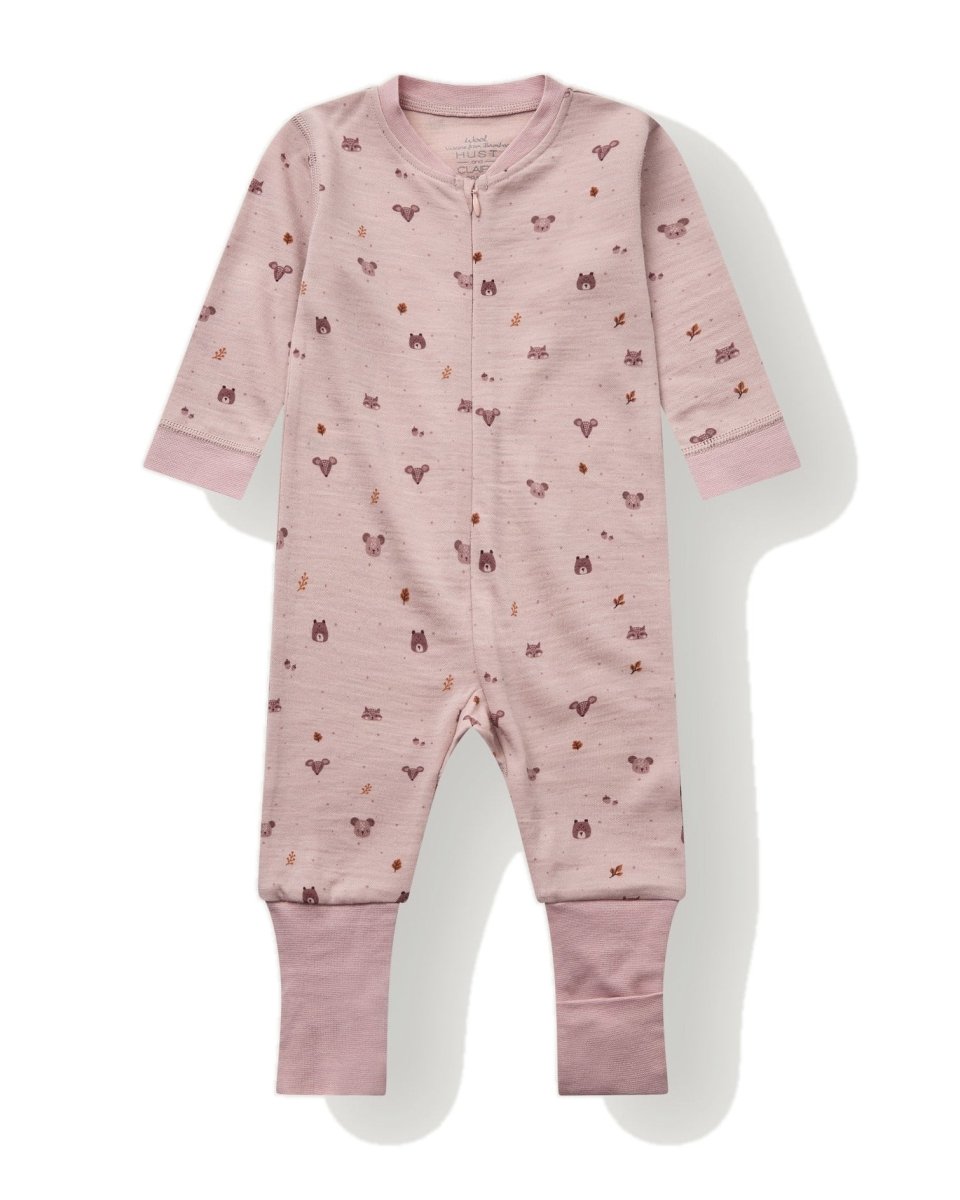 Hust &amp; Claire | Manu Forest Ull/Bambus Pysj – Dusty Rose | Torgunns Barneklær AS