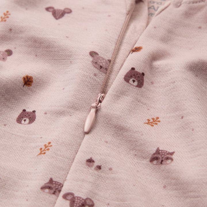 Hust &amp; Claire | Manu Forest Ull/Bambus Pysj – Dusty Rose | Torgunns Barneklær AS