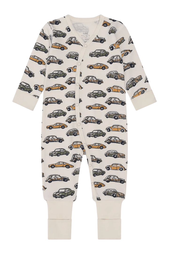 Hust &amp; Claire | Mobi Cars Pysj Merinoull – French Oak | Torgunns Barneklær AS