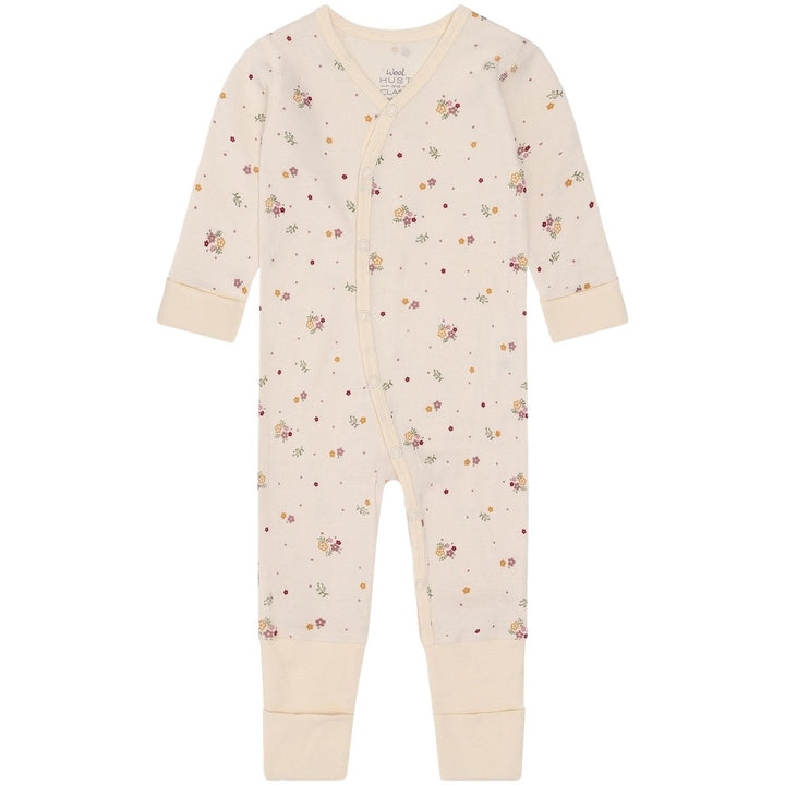 Hust &amp; Claire | Mobi Flora Pysj Merinoull – Offwhite | Torgunns Barneklær AS