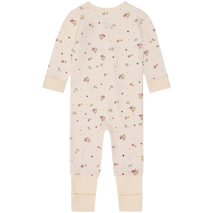 Hust &amp; Claire | Mobi Flora Pysj Merinoull – Offwhite | Torgunns Barneklær AS