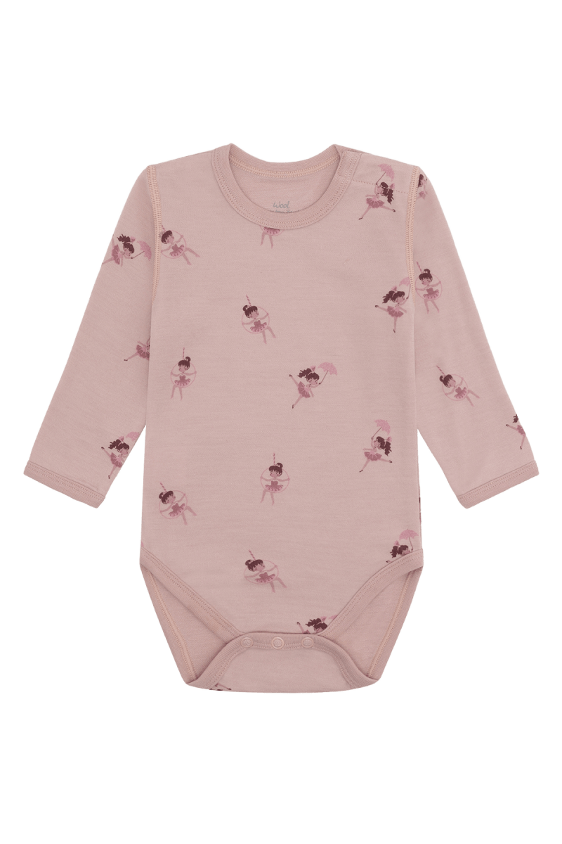 Hust & Claire | Ull/Bambus Body | Baloo Line Dancer - Adobe Rose | Torgunns Barneklær AS