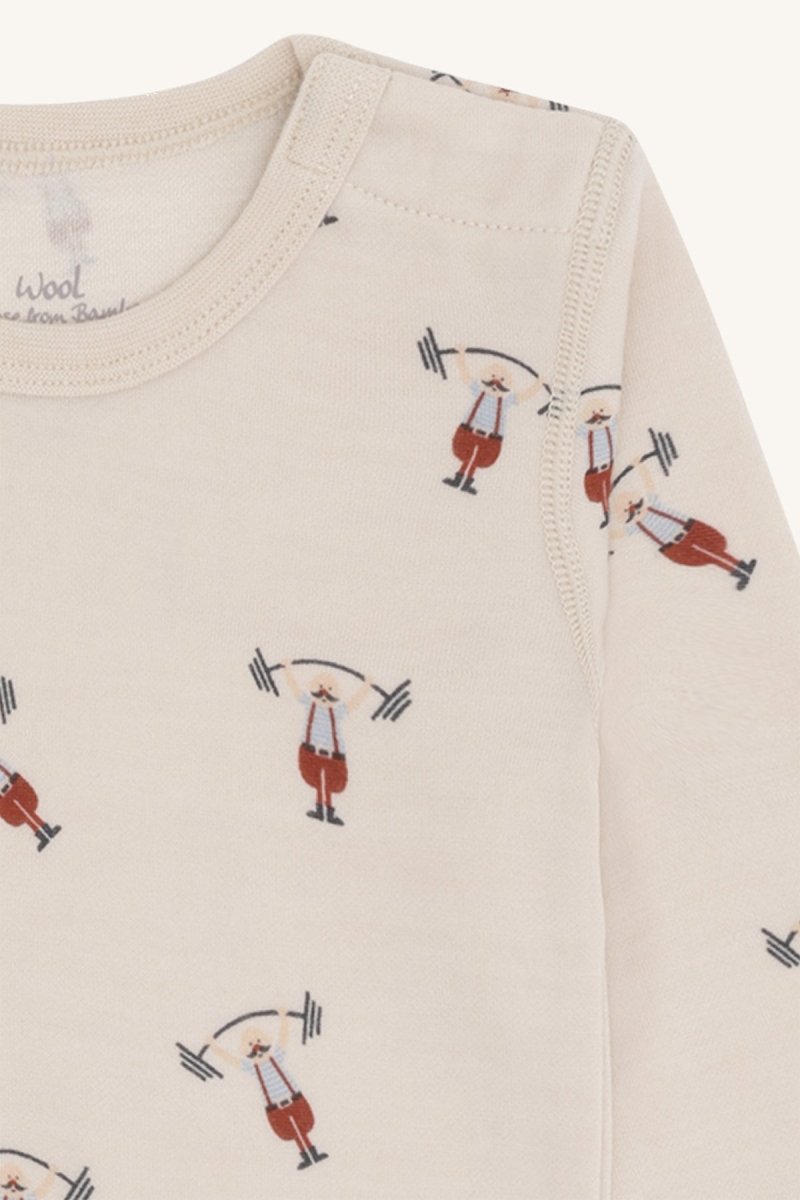 Hust & Claire | Ull/Bambus Body | Baloo Strong Man - French Oak | Torgunns Barneklær AS