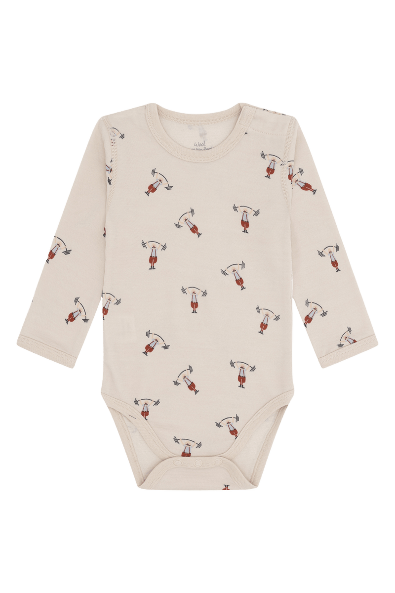 Hust & Claire | Ull/Bambus Body | Baloo Strong Man - French Oak | Torgunns Barneklær AS