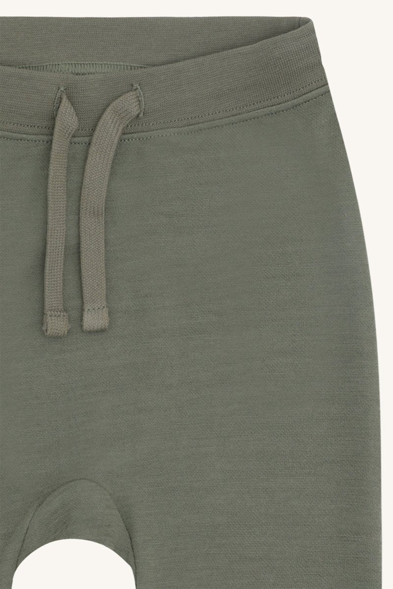 Hust & Claire | Ull/Bambus Joggebukse | Gaby - Forest Fog | Torgunns Barneklær AS