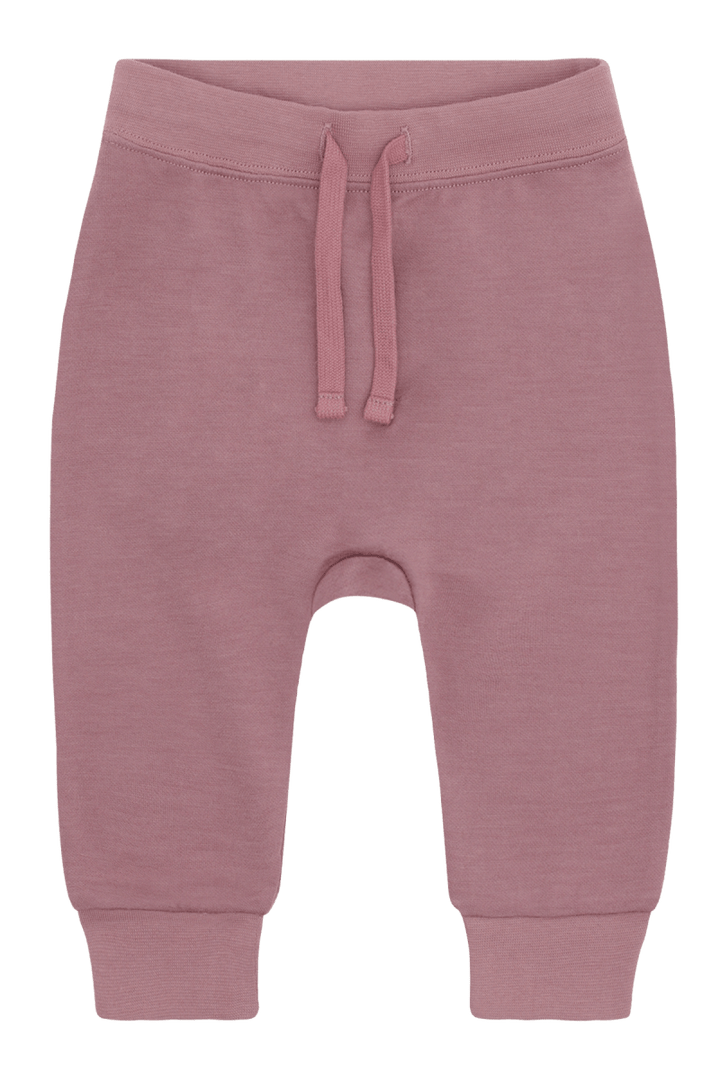 Hust &amp; Claire | Ull/Bambus Joggebukse | Gaby - Pale Mauve | Torgunns Barneklær AS