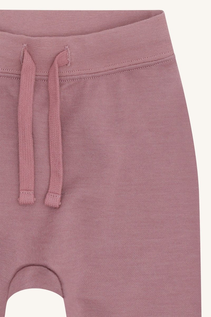 Hust &amp; Claire | Ull/Bambus Joggebukse | Gaby - Pale Mauve | Torgunns Barneklær AS