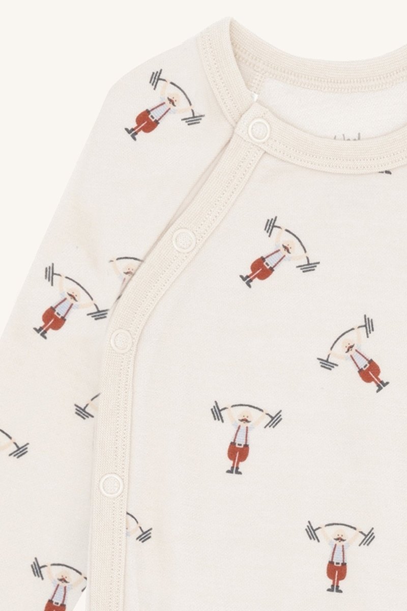 Hust & Claire | Ull/Bambus Omslagsbody | Baloo Strong Man - French Oak | Torgunns Barneklær AS