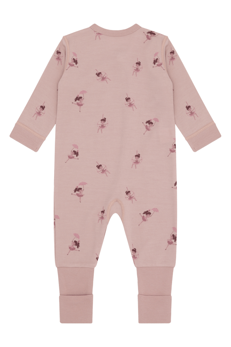 Hust & Claire | Ull/Bambus Pysjamas | Manu Line Dancer - Adobe Rose | Torgunns Barneklær AS