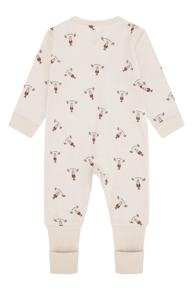 Hust & Claire | Ull/Bambus Pysjamas | Manu Strong Man - French Oak | Torgunns Barneklær AS