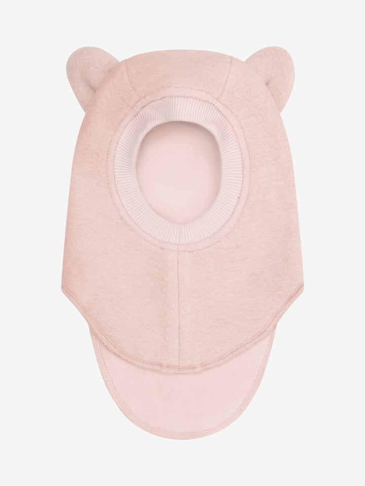 HUTTEliHUT | Balaclava Bear Ears Wool - Rose Smoke | Torgunns Barneklær AS