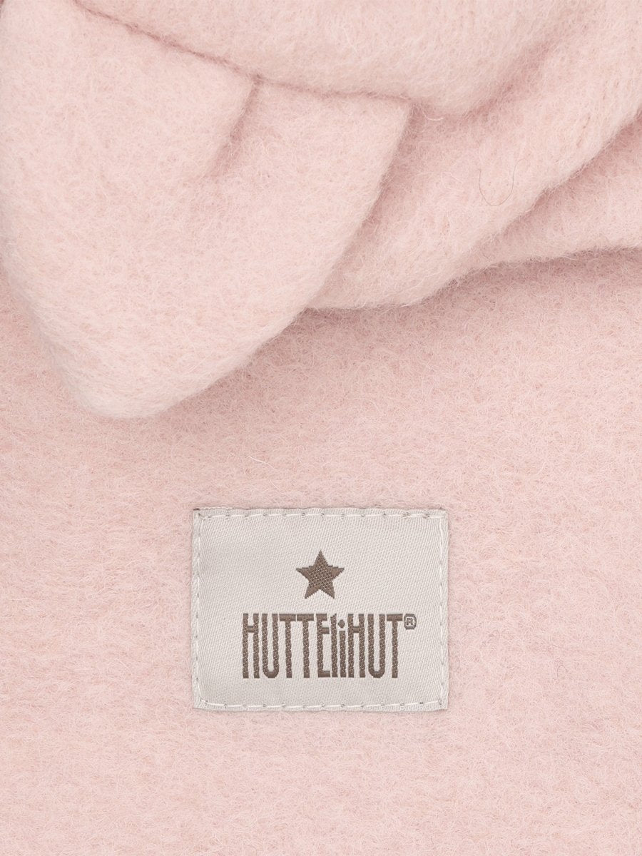 HUTTEliHUT | Balaclava Bear Ears Wool - Rose Smoke | Torgunns Barneklær AS
