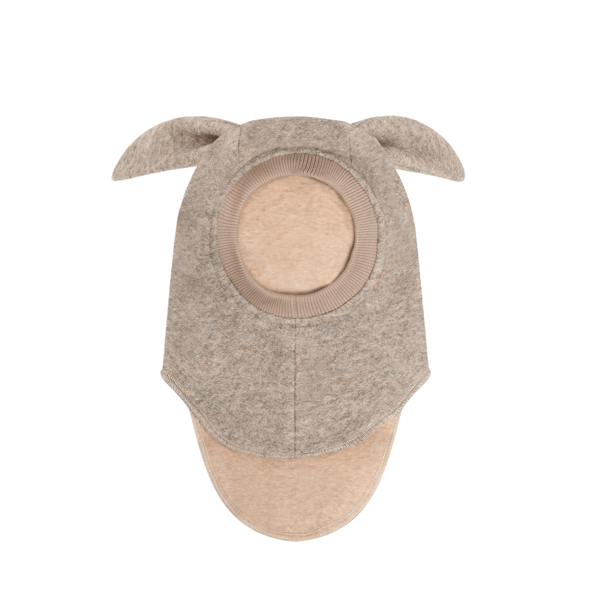 HUTTEliHUT | Balaclava Bunny Ears Wool - Camel Melange | Torgunns Barneklær AS
