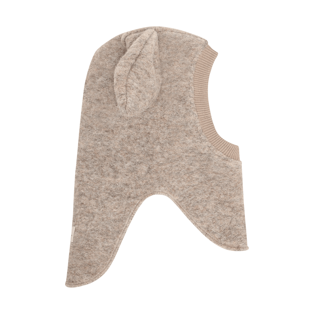 HUTTEliHUT | Balaclava Bunny Ears Wool - Camel Melange | Torgunns Barneklær AS